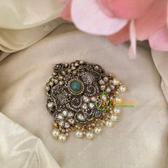 Victorian Diamond Jada Billai -Bun Billai -Green-G9251