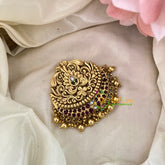Premium Kemp Single Jada Billai -Bun Billai-Chandh-Gold Bead -G9198