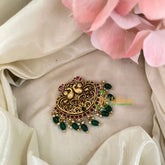 Premium Kemp Single Jada Billai -Bun Billai -Green Bead-G9193