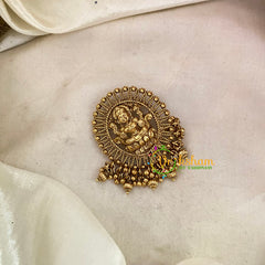 Premium Lakshmi Single Jada Billai -Temple Bun Billai-Ghungroo-G9209