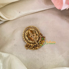 Premium Lakshmi Single Jada Billai -Temple Bun Billai-Ghungroo-G9209