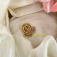 Premium Lakshmi Single Jada Billai -Temple Bun Billai -Ghungroo Pearl-G9207