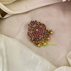 Premium Kemp Single Jada Billai -Bun Billai -Gold Bead-G9187