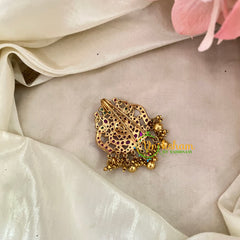 Premium Kemp Single Jada Billai -Bun Billai -Gold Bead-G9187