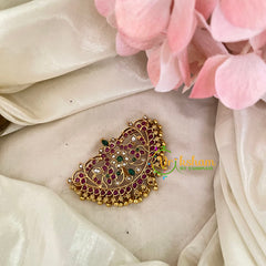 Premium Kemp Single Jada Billai -Bun Billai -Gold Bead-G9178