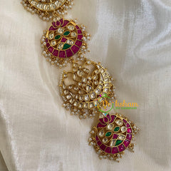 Precious Jadau Kundan Bridal Jada Billai-Hair Accessory-J681