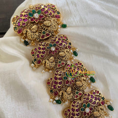 Precious Kemp Jada with Billai-Green Bead-G5860