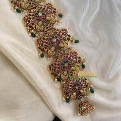 Precious Kemp Jada with Billai-Green Bead-G5860