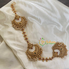Antique Lakshmi Jada Billai Bridal Hair Accessory-G5857