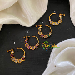Premium Gold Nath / Nose pin -G9272