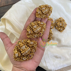 CZ stone Lakshmi Billai -Temple Jada Billai -G5852