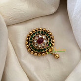 Premium Kemp Single Jada Billai -Bun Billai -Green Red-G9878