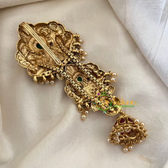 Antique Bridal Jada Bun Billai- Jhumka Jada Billai -G9867