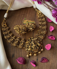 Premium Antique Laskhmi with Peacock Choker -G2242