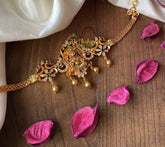 AD Stone Lakshmi High Neck Choker -G2108