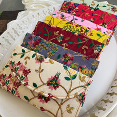 Return Gift Purses -Thread Work Pouches -6 pieces Set-RG026