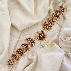 Fancy Designer Chandran Kemp Neckpiece-G7198