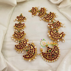 Fancy Designer Chandran Kemp Neckpiece-G7198