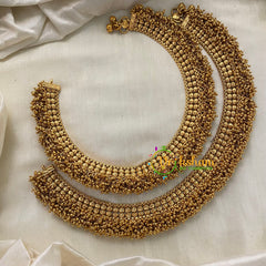 Premium Cluster Ghungroo Bridal Anklets-G8404