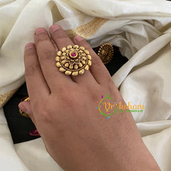 Antique Gold Look Alike Finger Ring -G3065