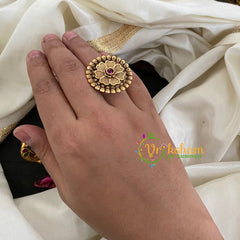 Antique Gold Look Alike Finger Ring -G3065