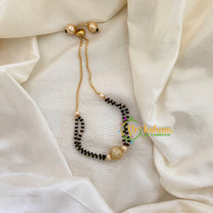 Black Bead Bracelet -Mangalsutra Bracelet-G7214