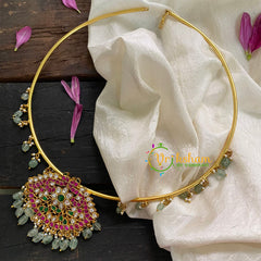 Exquisite Jadau Kundan Hasli Choker -J956