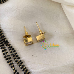 AD Stone Kundan Pendant Mangalsutra-Single Square -G7220