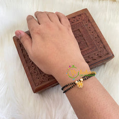 Black Bead Bracelet -Mangalsutra Bracelet-G7213
