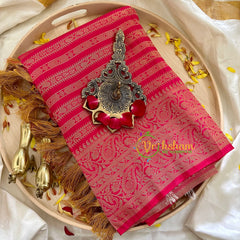 Rani Pink Georgette Saree -VS856