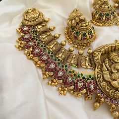 Premium Bridal Lakshmi Temple Neckpiece-G7254