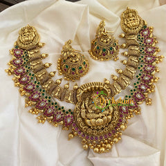 Premium Bridal Lakshmi Temple Neckpiece-G7254