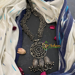 Silver look Alike Boho Neckpiece-S355