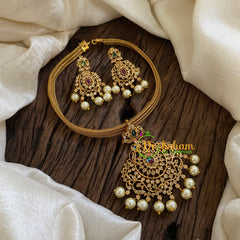 AD Stone Addigai Short Neckpiece-G9897