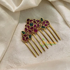 Red Green Kemp Comb Clip Jada Billai -Comb Billai-G8355