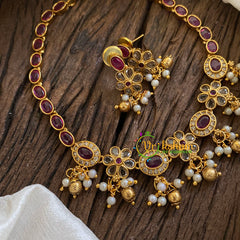 Fancy AD Stone Designer Neckpiece -G044