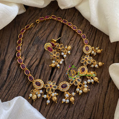 Fancy AD Stone Designer Neckpiece -G044