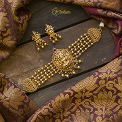 Lakshmi high neck choker-G630