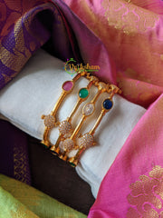 CZ Stone Bangles - Multicolor stones -G954