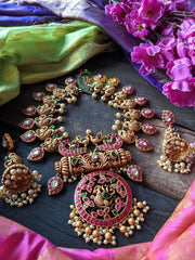 Exquisite Kundan Peacock and Maanga Neckpiece -G904