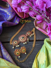 Kemp and AD Stone High Neck Choker -G1274