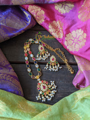 Navarathna Pendant Neckpiece -G1051