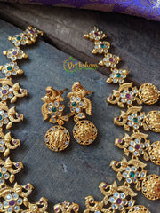 AD Stone Coin Neckpiece -G1729