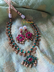 Premium Kemp Reversible Addigai Neckpiece -G1131