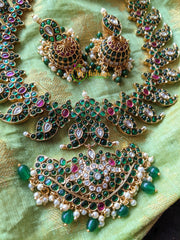 Precious Kemp Maanga / Paisley Neckpiece -Green -G1116