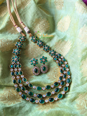 Kemp AD Stone Layered Neckpiece -Green -G1117