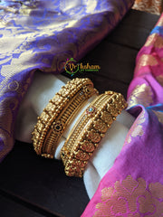 Gold look alike Temple Bangle -G1200