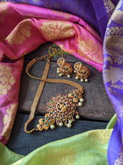 Lakshmi Temple High Neck Choker -G1221