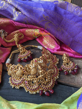 Precious Kemp Lakshmi Temple High Neck Choker -G1254