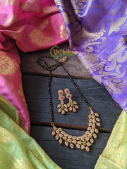 AD Stone Leaf pattern Mangalsutra -G1239